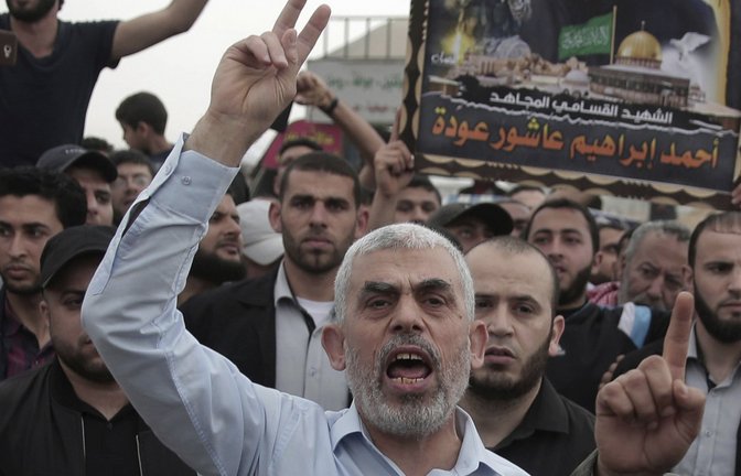 Sinwars Tod ist nunmehr bestätigt.<span class='image-autor'>Foto: dpa/Khalil Hamra</span>