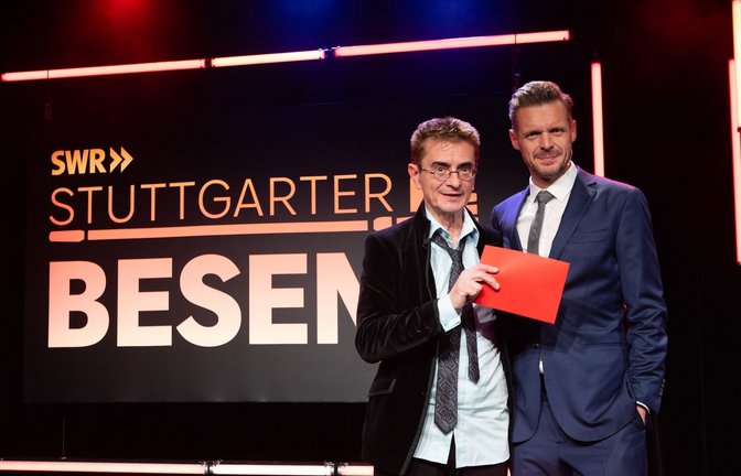 Jurypräsident Mathias Richling (links) und Moderator  Florian Schroeder<span class='image-autor'>Foto: SWR/Sabine Stumpp</span>