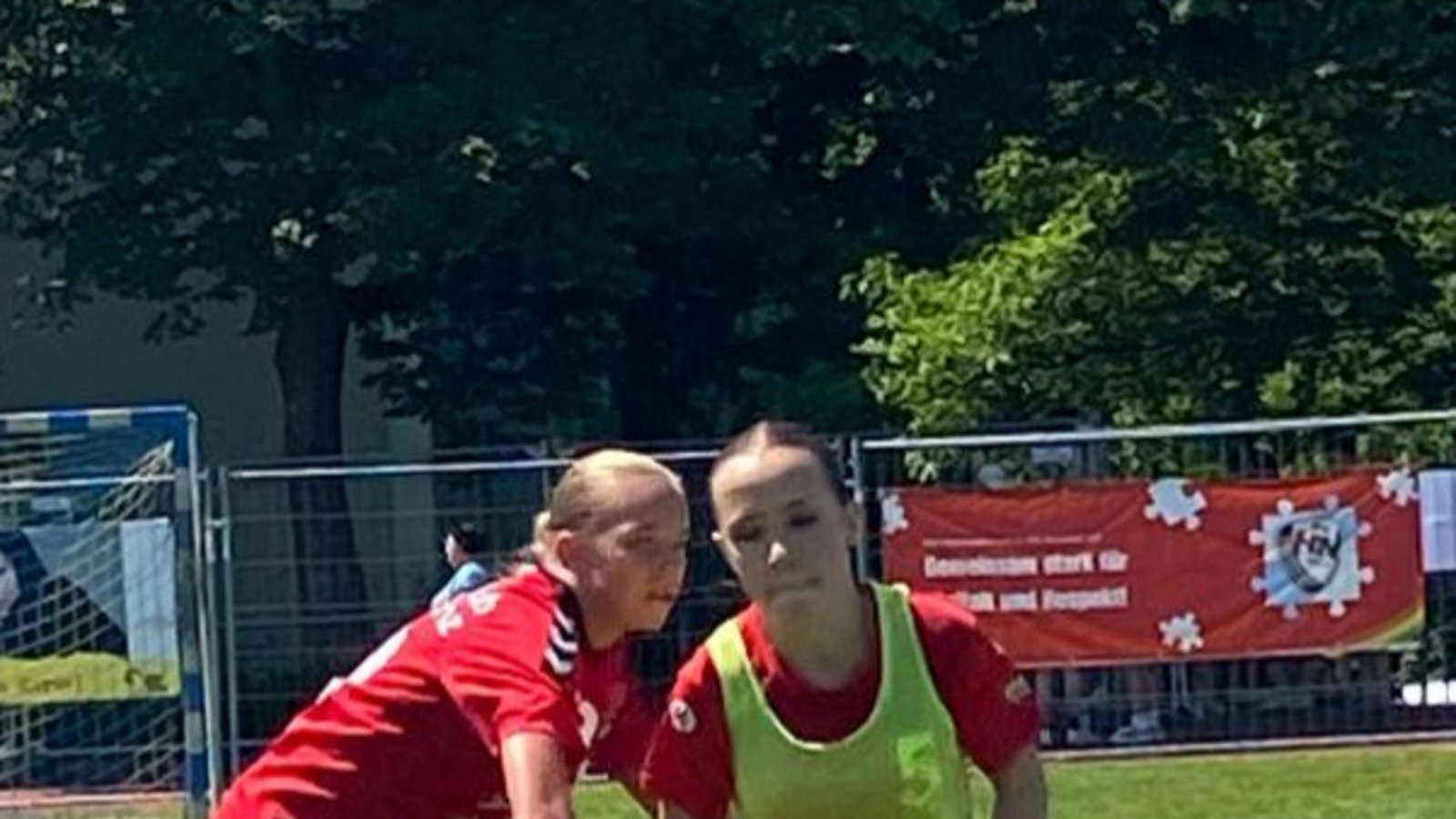 Voller Einsatz trotz großer Hitze. Fotos: privat