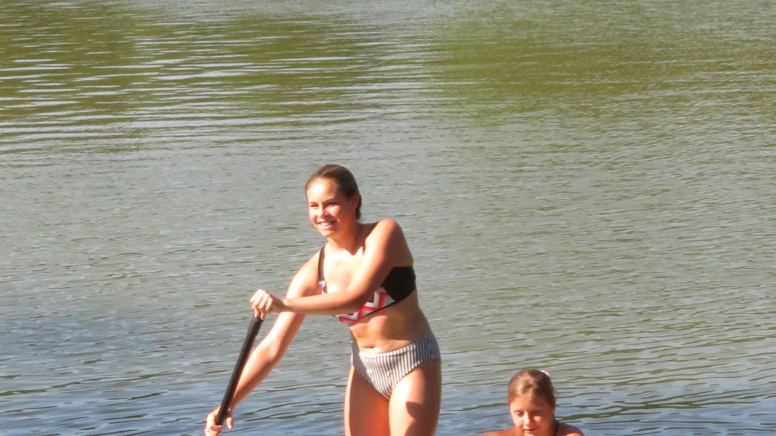 Wenn das Freibad geschlossen ist, geht es auf den Horrheimer Seewaldsee. Foto: aa