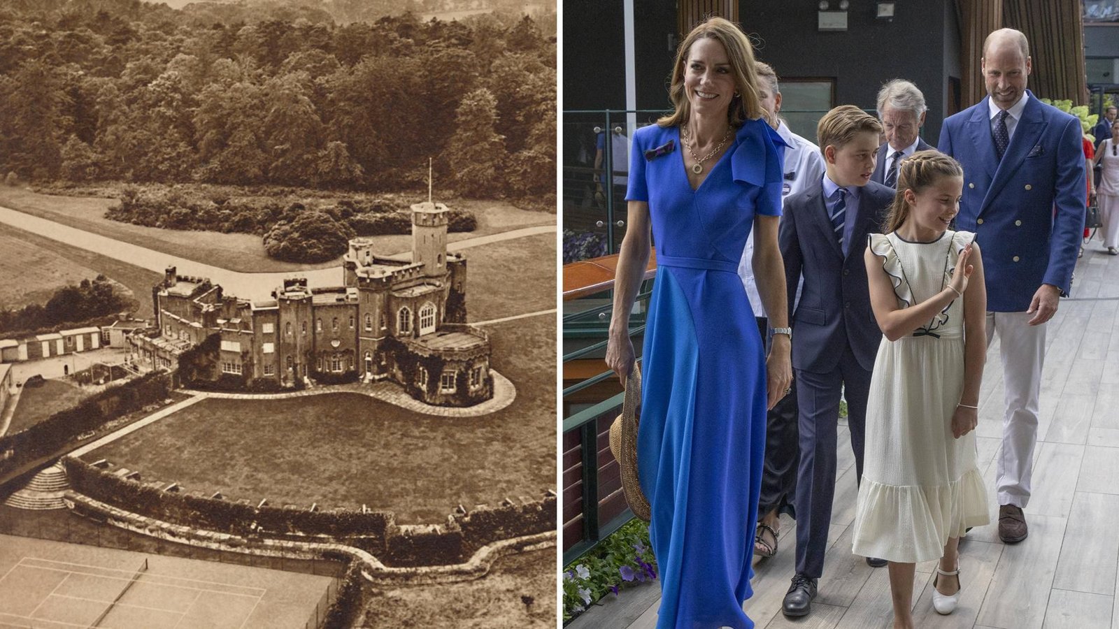 Eine historische Aufnahme von Fort Belvedere im weitläufigen Park von Windsor Castle (links) – ziehen bald die Wales’ ein?Foto: IMAGO/Heritage Images/Avalon Eine historische Aufnahme von Fort Belvedere im weitläufigen Park von Windsor Castle (links) – ziehen bald die Wales’ ein?Foto: IMAGO/Heritage Images/Avalon