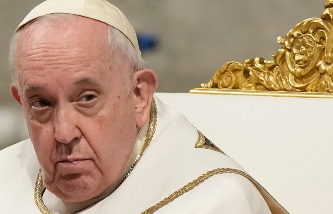Papst Franziskus: "Und ich sage jedem, der Homosexualität kriminalisieren möchte, dass er falsch liegt".<span class='image-autor'>Foto: Andrew Medichini/AP/dpa</span>