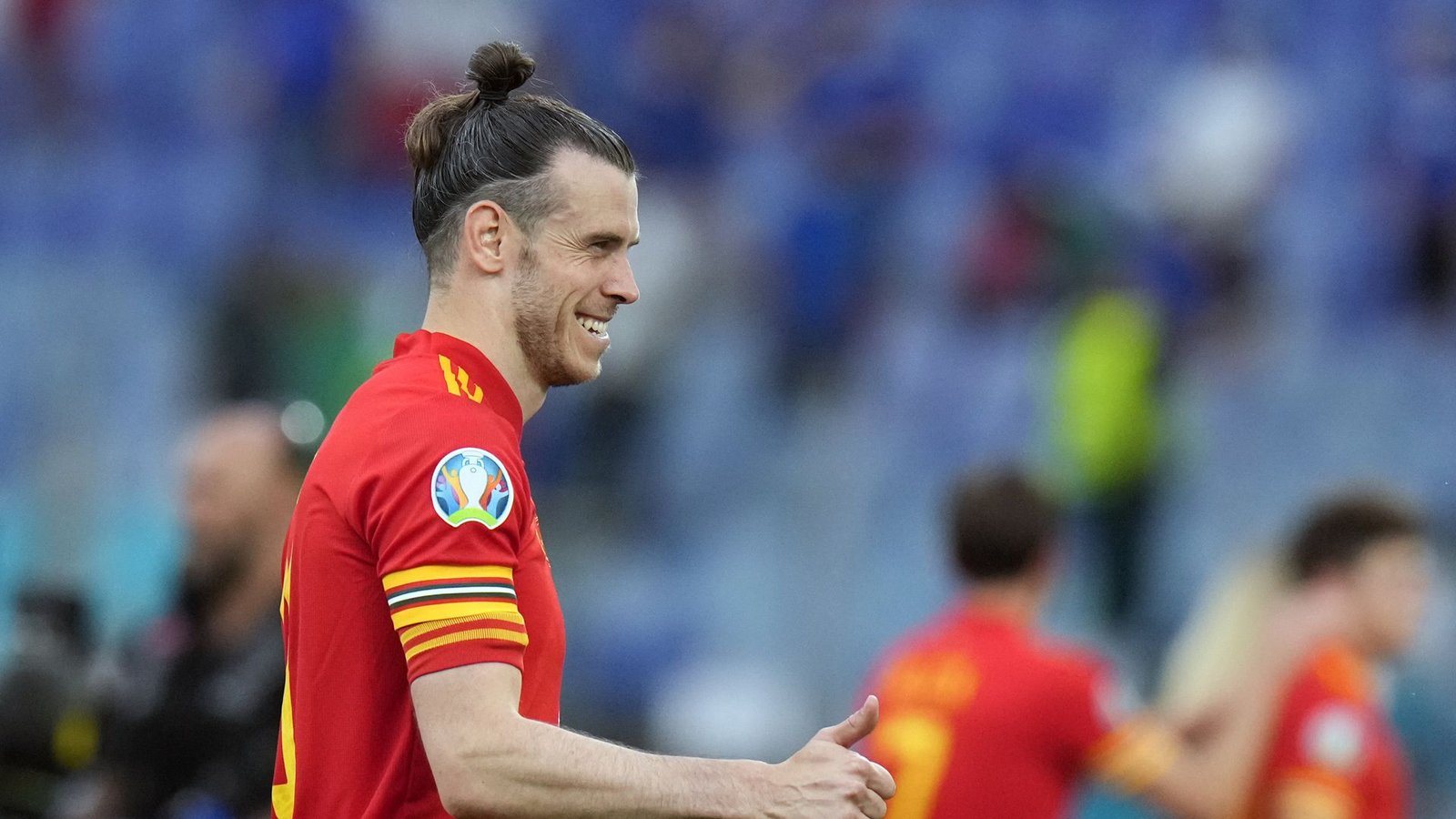 Wales-Superstar Gareth Bale hätte auch für England spielen können. Seit 2006  steht er für Wales auf dem Platz.Foto: dpa/Alessandra Tarantino