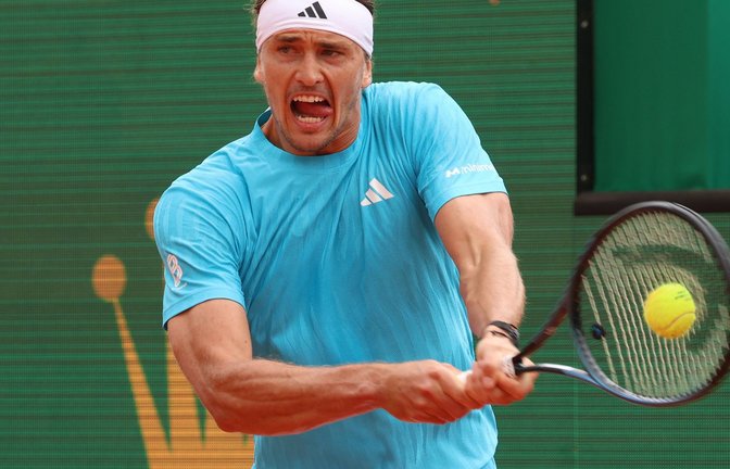 Wieder im Halbfinale gestoppt: Alexander Zverev unterlag in Monte-Carlo erneut Jannik Sinner.<span class='image-autor'>Foto: Felice Calabro/IPA via ZUMA Press/dpa</span>