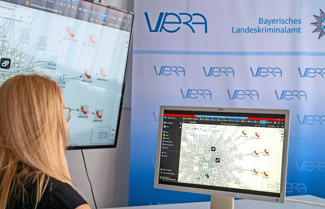 Bayern nutzt die Plattform VERA, hinter der sich die Palantir-Software verbirgt bereits – schaut sich aber offenbar auch schon Alternativen an.<span class='image-autor'>Foto: dpa/Peter Kneffel</span>