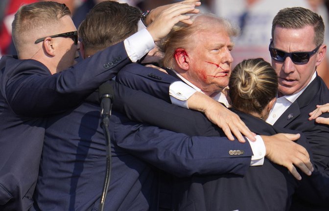 Im Netzwerk X hatte sich Hotz  zum Attentat auf den ehemaligen US-Präsidenten Trump geäußert. Der Tweet stieß auf große Kritik.<span class='image-autor'>Foto: dpa/Gene J. Puskar</span>