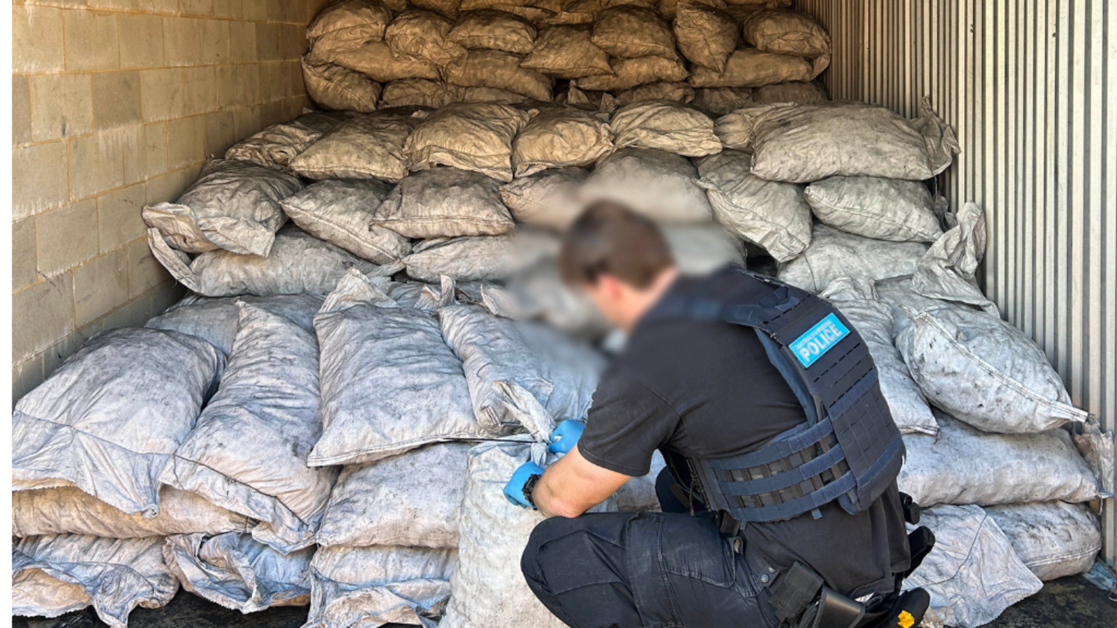In diesem Container wurden mehrere hundert Kilo Meth gefunden.Foto: Australian Federal Police/ Australian Border Force In diesem Container wurden mehrere hundert Kilo Meth gefunden.Foto: Australian Federal Police/ Australian Border Force