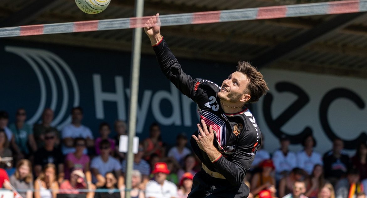 Faustball, Männer, EM 2026, Johannes Jungclaussen, Foto: Uwe Spille