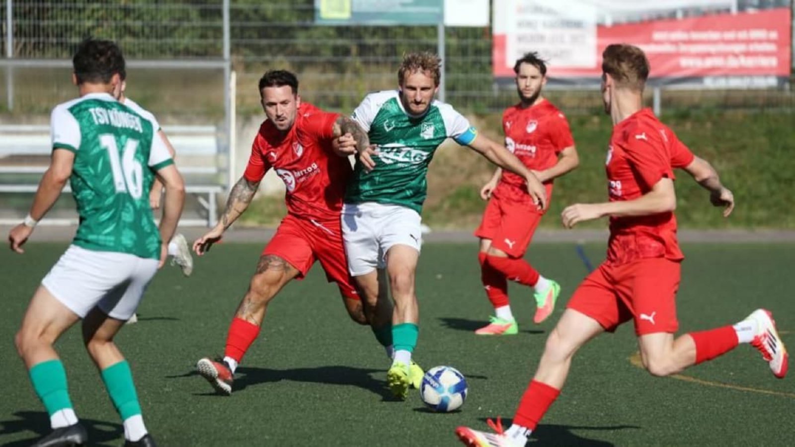 Gegen den FV Neuhausen trat der TSV Köngen II (in grün) noch an. Am Freitag war das Personal dann aber zu knapp.Robin Rudel Gegen den FV Neuhausen trat der TSV Köngen II (in grün) noch an. Am Freitag war das Personal dann aber zu knapp.Robin Rudel