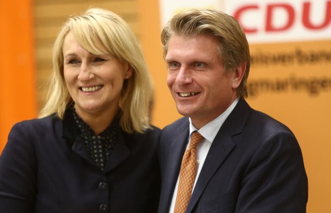 Thomas Bareiß mit seiner Frau Andrea Verpoorten im Jahr 2021<span class='image-autor'>Steffen Maier</span>