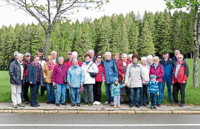 Trotz des Regens erlebten die Teilnehmer eine ereignisreiche Fahrt.  Foto: p