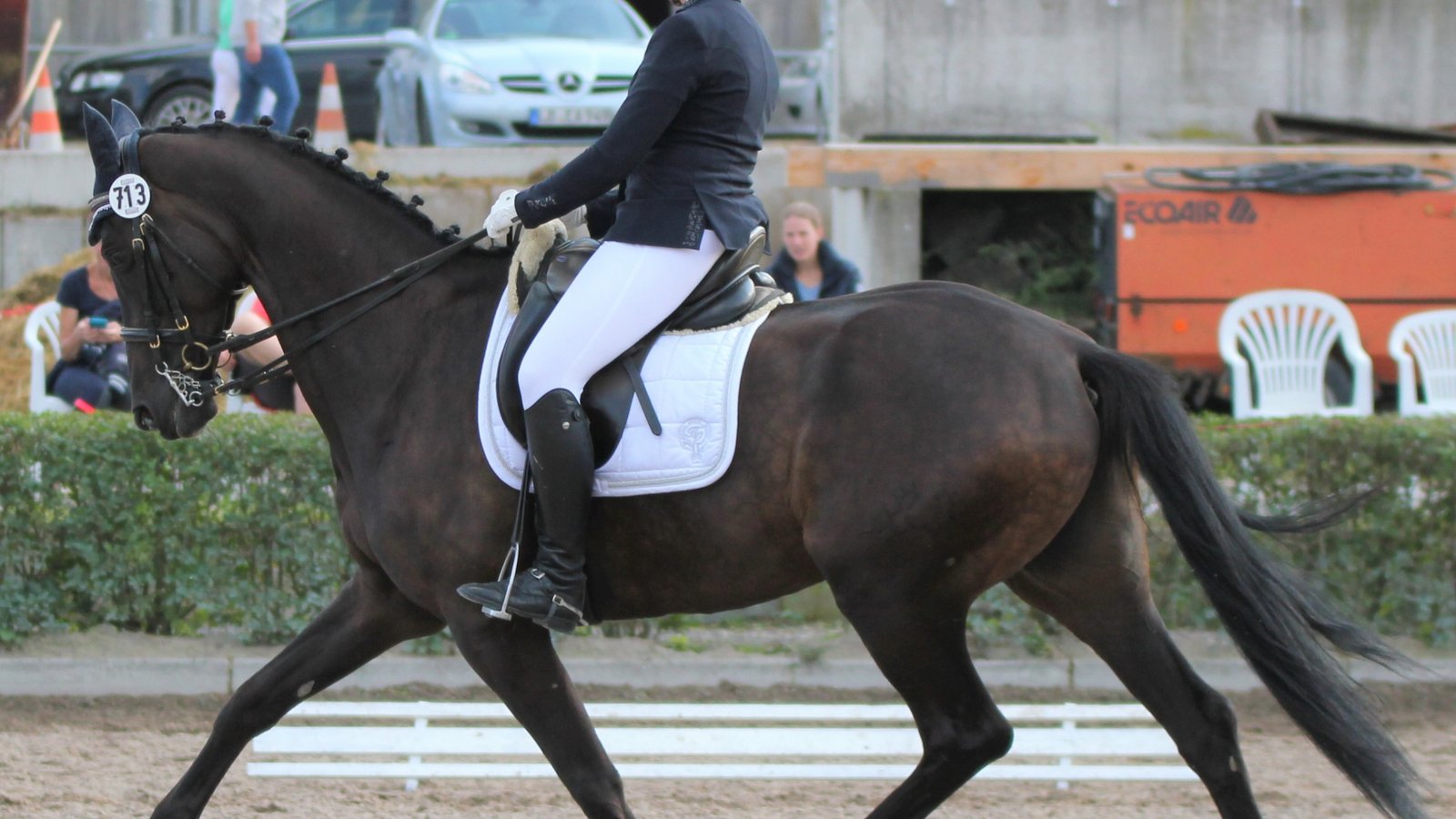 Corina Rapp vom RFZV Nussdorf ist bei ihrem Heimspiel mit drei Pferden am Start.  Foto: privat