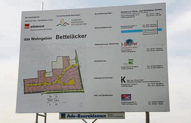 Größter Posten bei den Investitionen im kommenden Haushaltsjahr ist der Grunderwerb für das Baugebiet Betteläcker in Hochdorf. Die Kosten liegen bei rund einer Million Euro.  Foto: Rücker