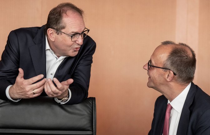 CDU und CSU verlieren an Umfragewerten.<span class='image-autor'>Foto: dpa/Michael Kappeler</span>