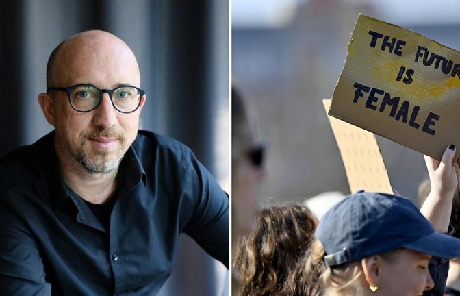 Die Zukunft ist weiblich: Wie der auf einer Frauendemo geäußerte Wunsch aussehen könnte, beschreibt der Jugendbuchautor Tobias Elsäßer in „Matria“.<span class='image-autor'>Foto: Peter Andreas, Imago/Panama Pictures</span>