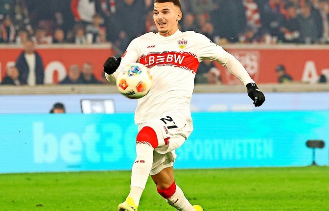 Mit feinem linken Fuß: der VfB-Profi Badredine Bouanani hat eine gute Technik und viel Ballgefühl.<span class='image-autor'>Foto: Baumann</span>