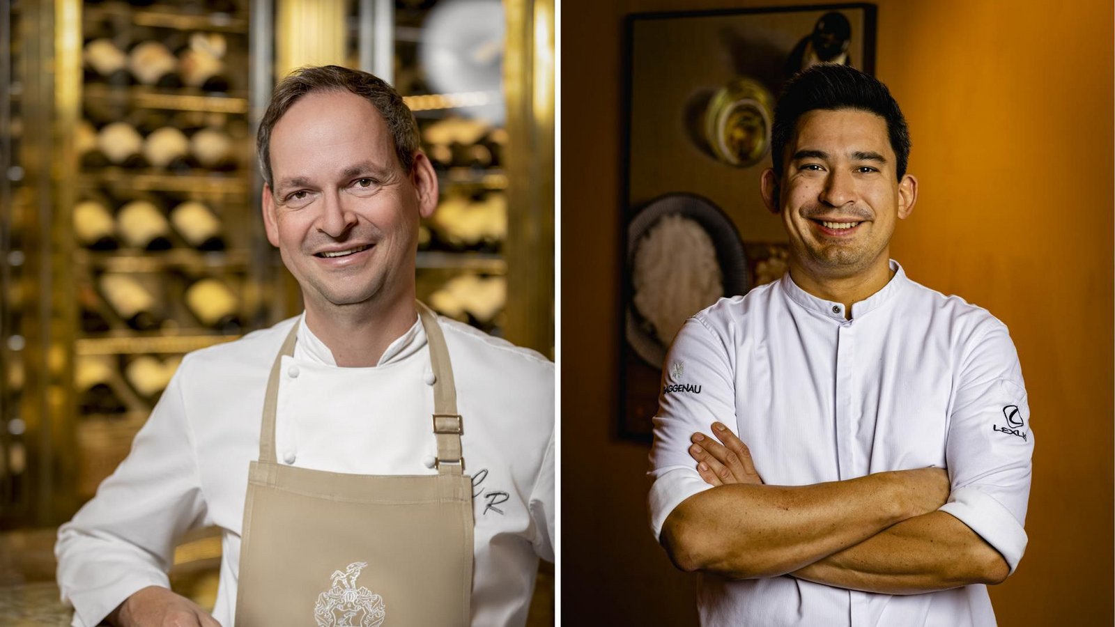 Christoph Rüffer vom Haerlin in Hamburg und Tohru Nakamura vom Tohru in der Schreiberei dürfen sich über die höchste Auszeichnung vom Michelin freuen.Foto: Kirchgasser Photographie/ Hoang Dang Christoph Rüffer vom Haerlin in Hamburg und Tohru Nakamura vom Tohru in der Schreiberei dürfen sich über die höchste Auszeichnung vom Michelin freuen.Foto: Kirchgasser Photographie/ Hoang Dang
