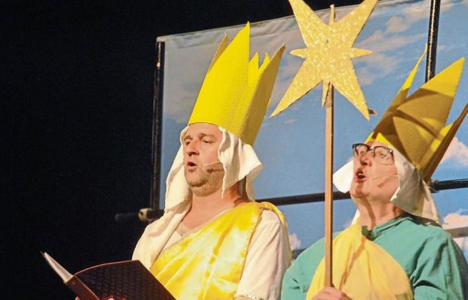 Elsbeth und Alois Gscheidle als Sternsinger. Foto: Stahlfeld