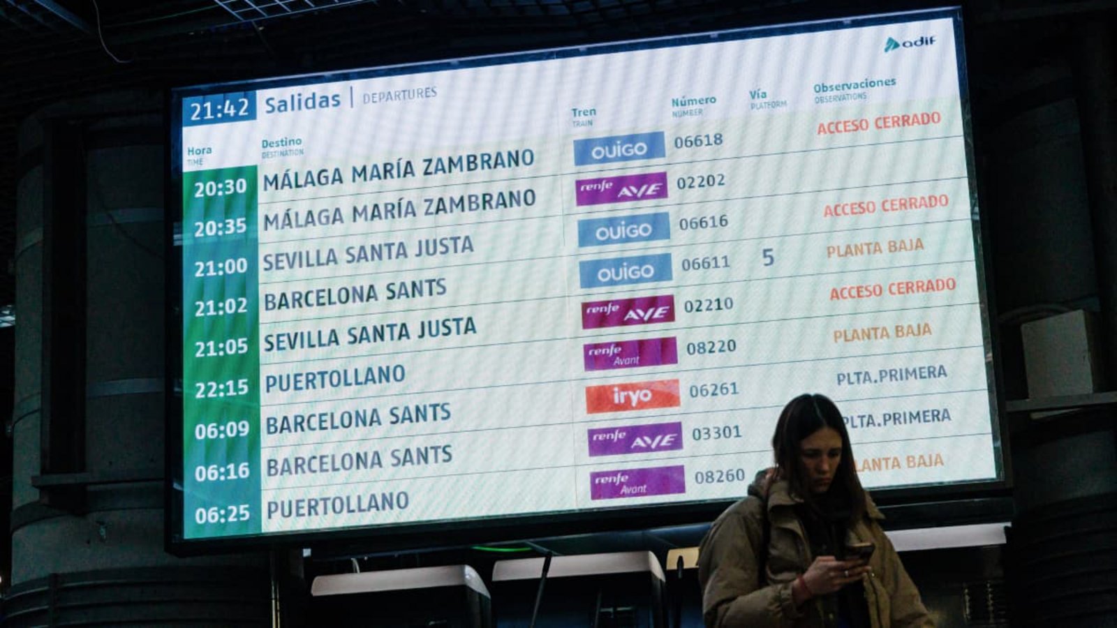 Wie im Januar nach dem Unglück von Adamuz (Bild) ist der Bahnverkehr zwischen Madrid und Sevilla wieder komplett unterbrochen.IMAGO/Europa Press