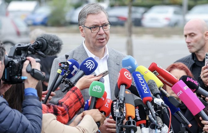 Der langjährige Präsident Aleksandar Vucic hat nach der Parlamentswahl seine Niederlage eingeräumt.<span class='image-autor'>Alexander Ryumin/TASS/actionpress</span>