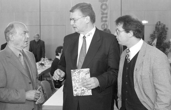Michael Giehrl (Mi.) verstarb im Alter von 82 Jahren.<span class='image-autor'>imago sportfotodienst</span>
