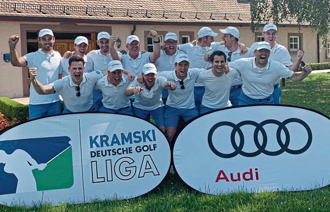 Die Männer des Stuttgarter Golfclubs Solitude Mönsheim sicherten sich den DM-Titel. Foto: privat