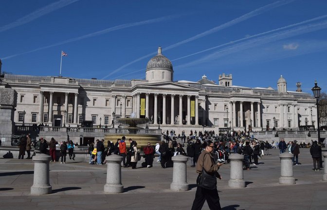 Eines von vielen Museen in der britischen Hauptstadt: die National Gallery am Londoner Trafalgar Square.<span class='image-autor'>Foto: imago//Vuk Valcic</span>