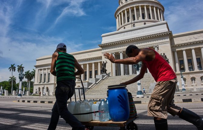 Das "Capitolio Nacional" ist der offizielle Sitz der kubanischen Nationalversammlung. (Archivbild)<span class='image-autor'>Foto: Ramon Espinosa/AP/dpa</span>