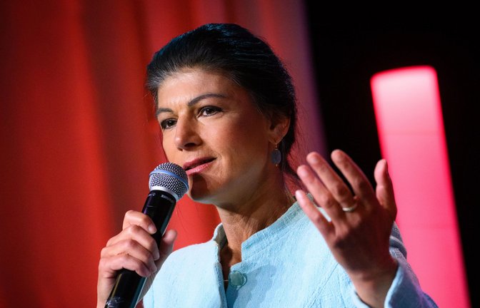 Eine der Gewinnerinnen der Landtagswahlen ist die Partei BSW von Sahra Wagenknecht. (Archivbild)<span class='image-autor'>Foto: dpa/Bernd von Jutrczenka</span>