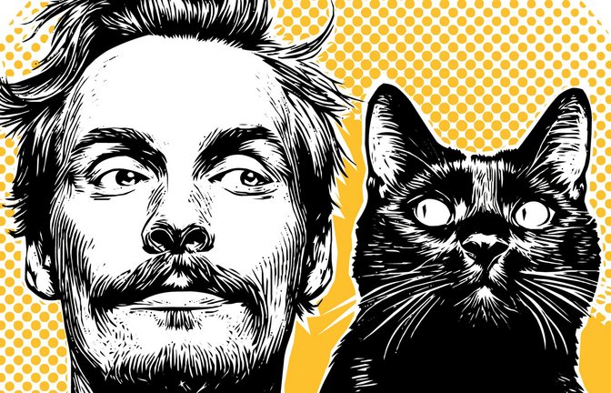 Mensch und Katze: eine seltsame Beziehung.<span class='image-autor'>Foto: Björn Locke</span>