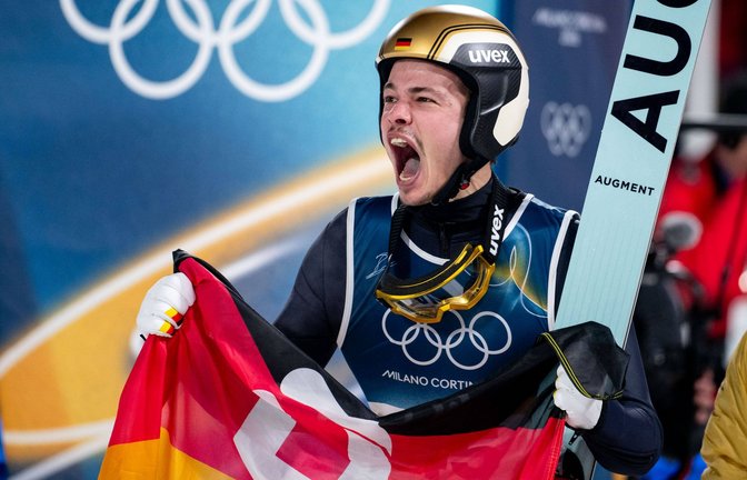 Der Moment des Triumphs: Philipp Raimund.<span class='image-autor'>Foto: IMAGO/Eibner</span>