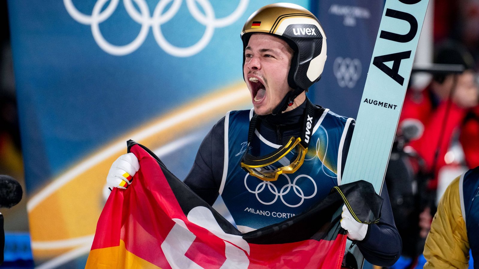 Der Moment des Triumphs: Philipp Raimund.Foto: IMAGO/Eibner Der Moment des Triumphs: Philipp Raimund.Foto: IMAGO/Eibner