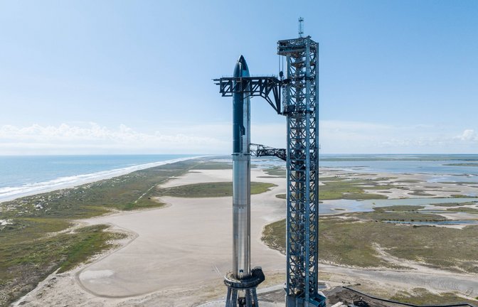 SpaceX-Starship-Flight-12 hebt heute Nacht ab. Alles über den Start, die neue Raketen-Version und den Livestream erfahren Sie hier.<span class='image-autor'>Foto: IMAGO / UPI Photo</span>