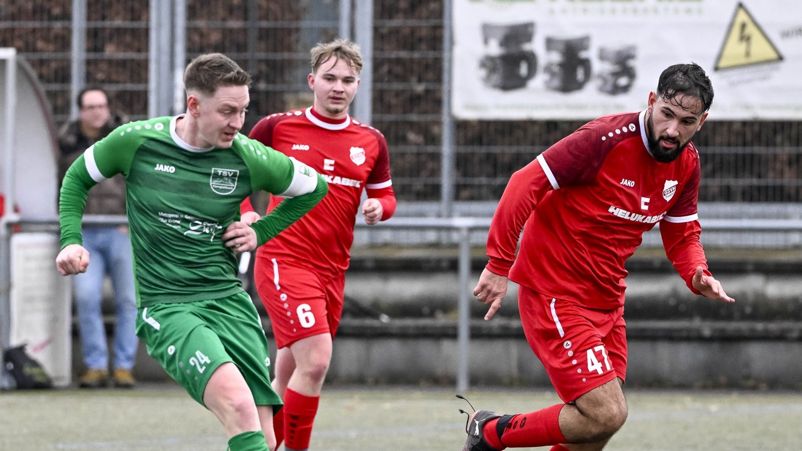 Justin Trostel (links) ging mit dem TSV Kleinglattbach am Sonntag leer aus. Foto: Leitner Justin Trostel (links) ging mit dem TSV Kleinglattbach am Sonntag leer aus. Foto: Leitner