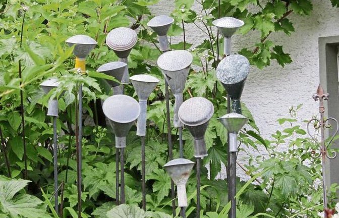 Womit man seinen Garten wohl düngen muss, damit solche Pflanzen wie hier in Roßwag gedeihen?  Foto: Banholzer
