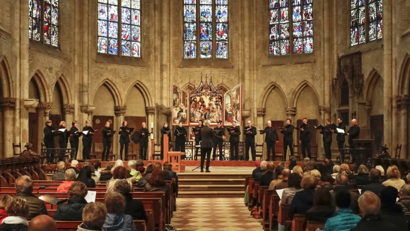 Das Vokalensemble Ulmer Münster ist am 5. Oktober zu Gast in Vaihingen. Foto: Weinert-Spieß