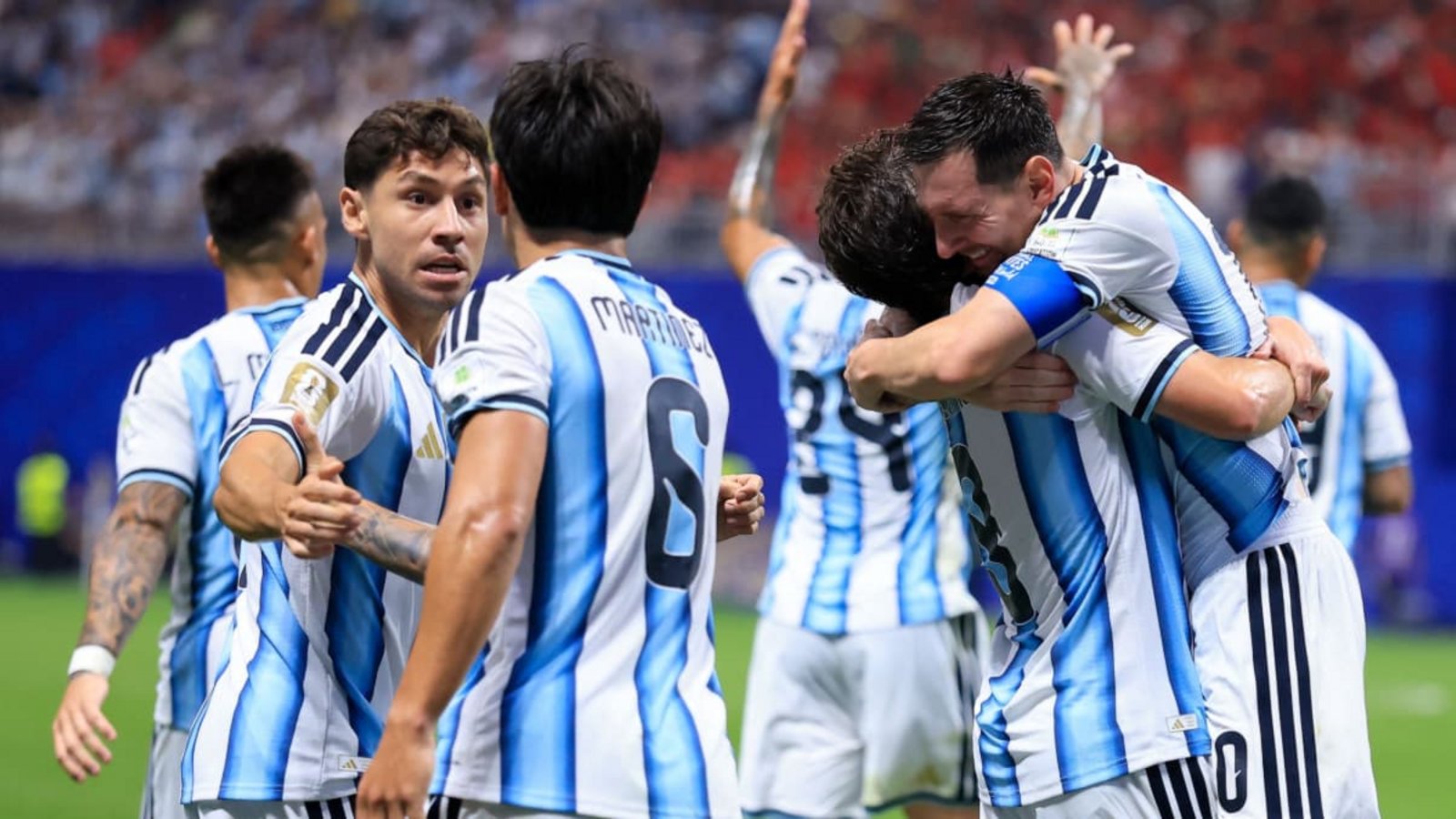 Argentinien bekommt es in der K.o.-Runde der WM 2026 mit der Schweiz zu tun.ELSA/afp Argentinien bekommt es in der K.o.-Runde der WM 2026 mit der Schweiz zu tun.ELSA/afp