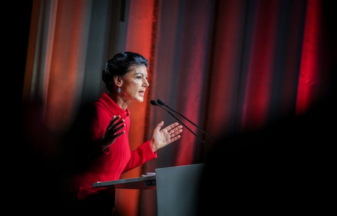 Die Trösterin: Mit Nostalgie und einfachen Botschaften wirbt Sahra Wagenknecht um Wähler.<span class='image-autor'>Foto: dpa/Kay Nietfeld</span>