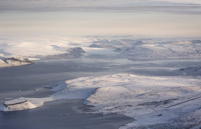 Die Pituffik Space Base ist ein Militärflugplatz der USA im südlichen Teil der Hayes-Halbinsel in Avanersuaq, im Nordwesten von Grönland. Der Flugplatz wurde im Jahr 1951 erbaut.<span class='image-autor'>Foto: Imago/Ritzau Scanpix</span>