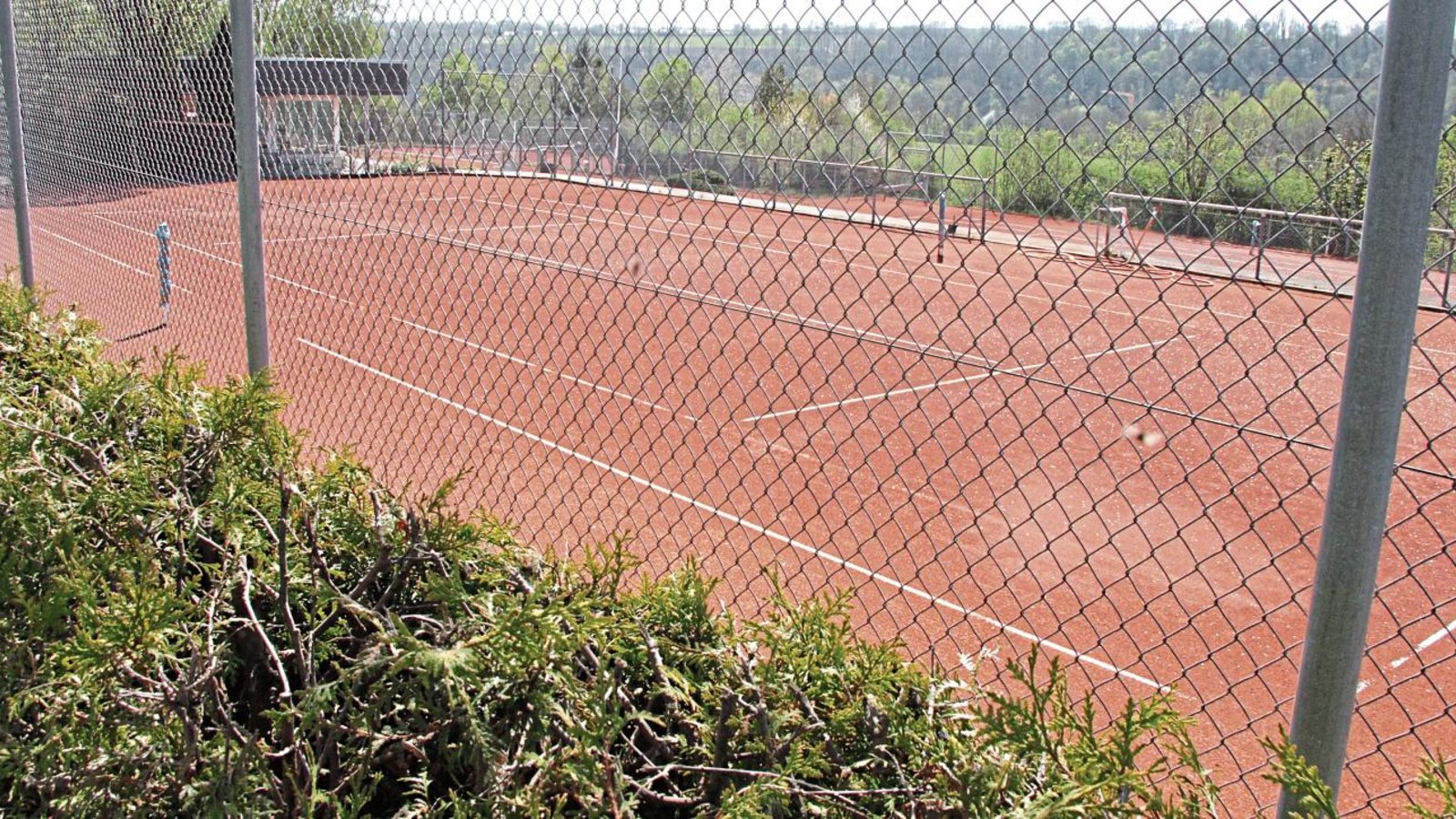 Gibt es an dieser Stelle auf der Tennisanlage des TV Vaihingen auf dem Wolfsberg bereits im nächsten Jahr eventuell einen Parcours-Kurs? Foto: Leitner
