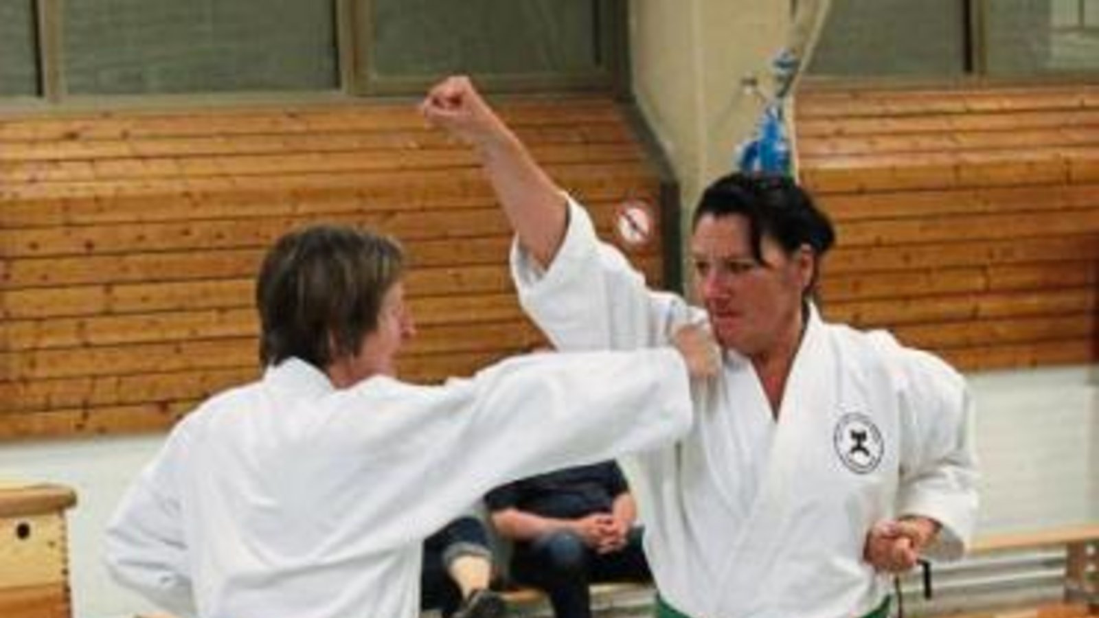 Angelika Bremer und Birgit Öhler (von links) während der Prüfung Foto: privat