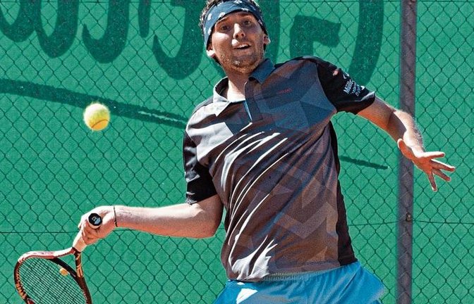 Boris Bischoff führt die SPG TV/TSC Vaihingen in der Verbandsliga als Nummer eins in die corona-bedingt abgespeckte Wettspielrunde des Württembergischen Tennis-Bunds (WTB). Foto: Leitner