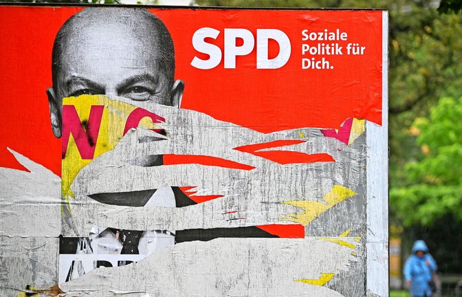 Vandalismus an Wahlplakaten sorgt für Frust.<span class='image-autor'>Foto: picture alliance/dpa/dpa-Zentralbild/Hendrik Schmidt</span>