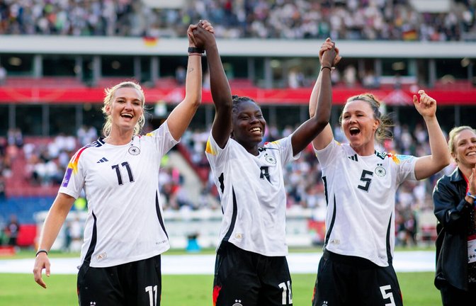 Nach Stuttgart werden die deutschen Fußball-Nationalspielerinnen in vier Jahren nicht zur EM kommen.<span class='image-autor'>Foto: imago//Memmler</span>
