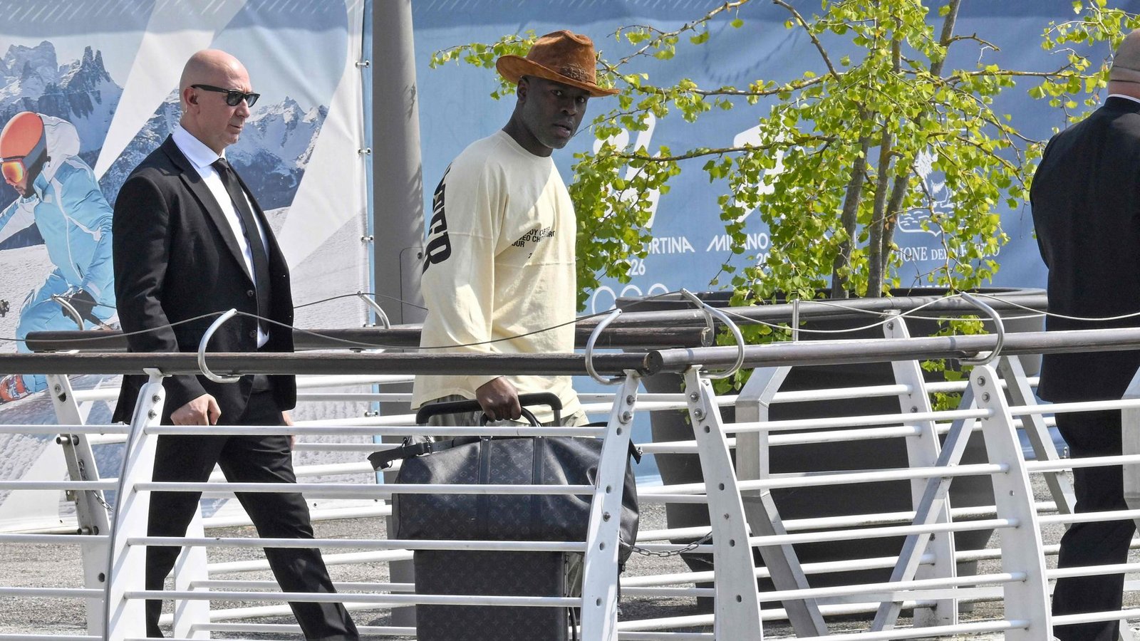 Auch Corey Gamble, der Freund von Kris Jenner, ist in Venedig angekommen.Foto: AFP/ANDREA PATTARO Auch Corey Gamble, der Freund von Kris Jenner, ist in Venedig angekommen.Foto: AFP/ANDREA PATTARO