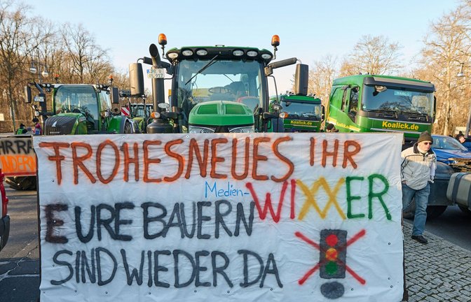 Bauernprotest in Berlin<span class='image-autor'>Foto: epd/Christian Ditsch</span>
