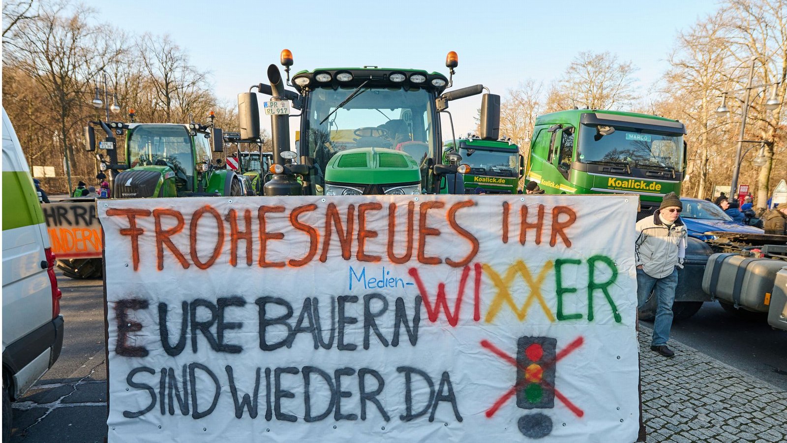 Bauernprotest in BerlinFoto: epd/Christian Ditsch Bauernprotest in BerlinFoto: epd/Christian Ditsch