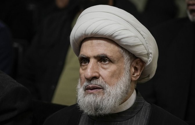 Hisbollah-Chef Kassem äußerte sich am Mittwoch in seiner ersten Rede. (Archivbild)<span class='image-autor'>Foto: dpa/Bilal Hussein</span>
