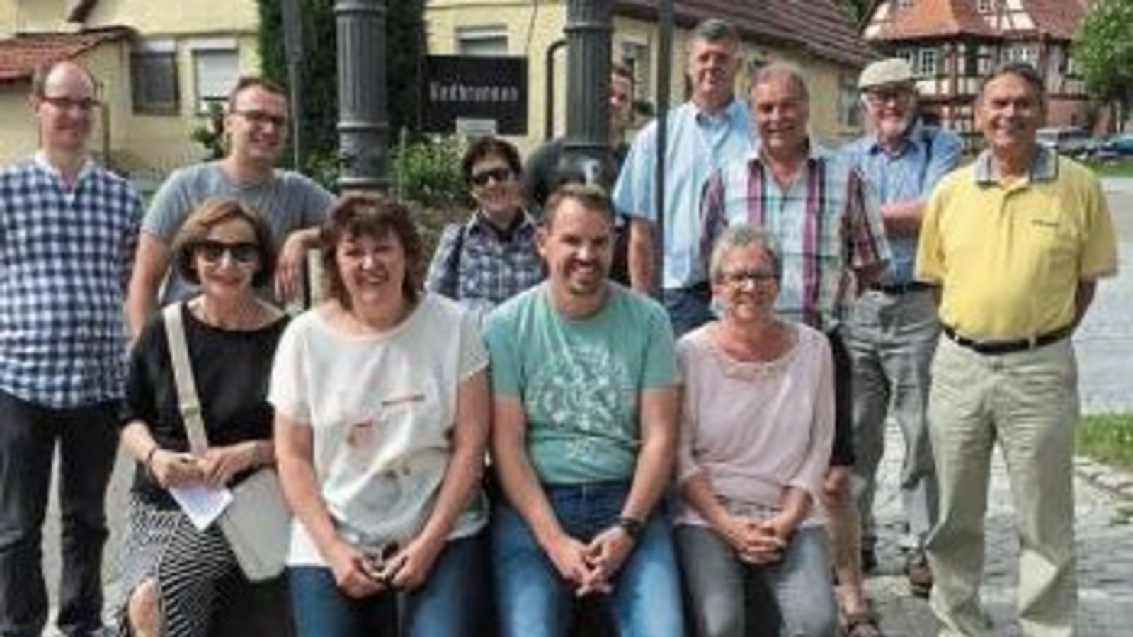 Die FDP ist zu Besuch im Kirbachtalort.  p