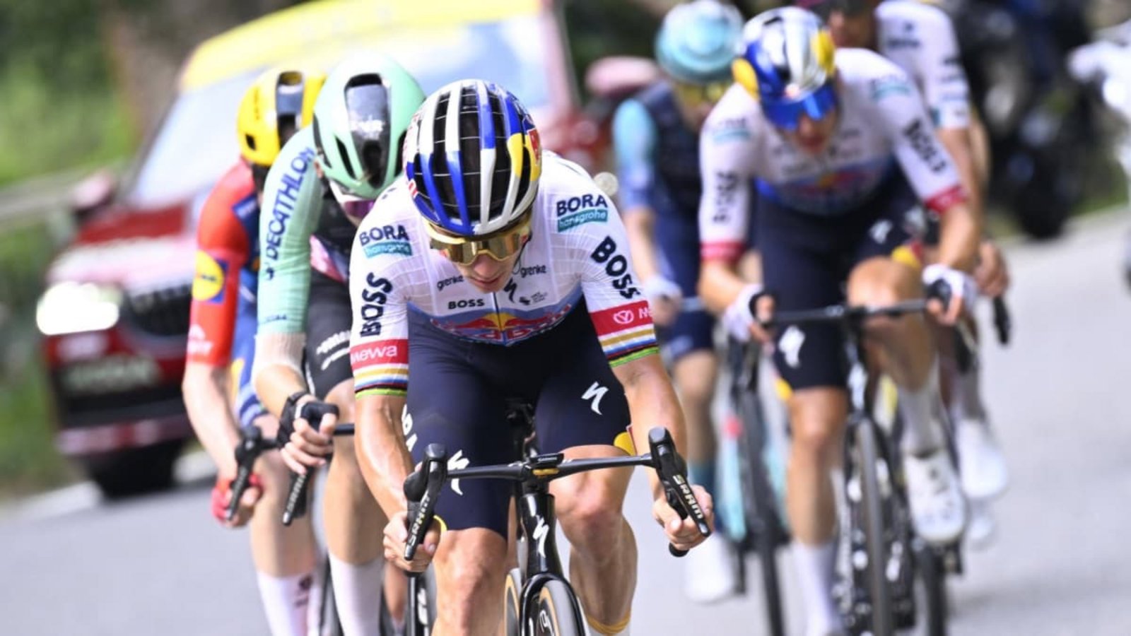 Evenepoel stänkert gegen Florian Lipowitz.IMAGO/Tomas Sisk